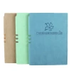 Company and enterprise soft and hard leather notebooks, PU notebooks with adhesive binding, diary manufacturers wholesale A5 paperback notebooks for note-taking Item Picture